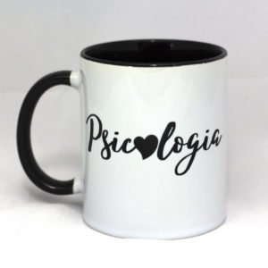 Caneca de cerâmica 325ml – Psicologia ❤️